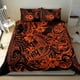 thumbnail image 3 of Hawaii Shark Juego De Cama Polinesio Patrón Naranja Versión Lt01, 3 of 3