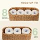 thumbnail image 5 of Cesta de almacenamiento de papel higiénico 84ECO para 8 rollos de ratán, 5 of 7