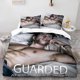 thumbnail image 1 of Just a Little Protected Three-Piece Printed Duvet Cover Set Themed Bedding Set with Duvet Cover and Pillowcases Soft and Comfortable for All Seasons, 1 of 1