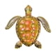 thumbnail image 2 of Decoración Animal De La Tortuga Del Ornamento De La Decoración De La Pared Del Metal Del Estilo Natural Para El Amarillo Casero, 2 of 5