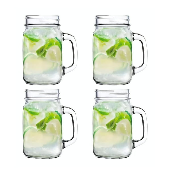Set 4 Vasos Mojito Mason Glasso