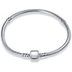 thumbnail image 1 of Pulsera QIKAOLA Plata 925 Cadena Serpiente Cierre Corazón, 1 of 3