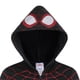 thumbnail image 3 of Conjunto para niños Marvel Spider-Man con sudadera con capucha y pantalones negros con cierre, 3 of 7