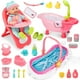 thumbnail image 1 of Set de muñecas DeaO, 25 unidades, con trona, bañera, cuna y accesorios, 1 of 3