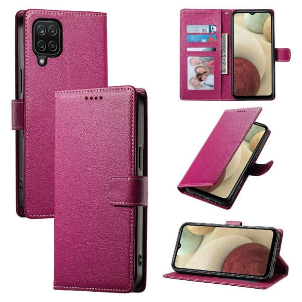 Funda para FOXDOCK Samsung Galaxy M12– Cuero Premium, 3 ranuras para tarjetas, Protección contra impactos