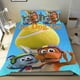 thumbnail image 1 of Ve Perro Ve Conjunto de sábanas temático, trío de piezas, cómodo y amigable con la piel, diseño único, regalo de decoración para el hogar para familiares, amigos y fans, 90 cm * 190 cm, 1 of 6