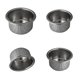 thumbnail image 1 of 4 Piezas De Acero Inoxidable 316 Drop-In Cup Drink Bottle Holder Para Marine Boat RV, 1 of 4