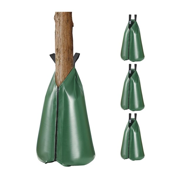 Bolsa de riego para árboles VEVOR, paquete de 4 unidades, 75,7 L, de liberación lenta, duradera
