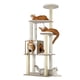 thumbnail image 1 of Árbol para gatos Feandrea, moderno, 164,1 cm, con rascadores y cueva, 1 of 8