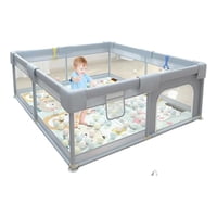 Genérico - Corral De Juegos Con Puerta Sin Dibujos Para Bebe Hogar Lau