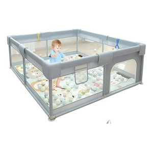 Genérico - Corral De Juegos Con Puerta Sin Dibujos Para Bebe Hogar Lau