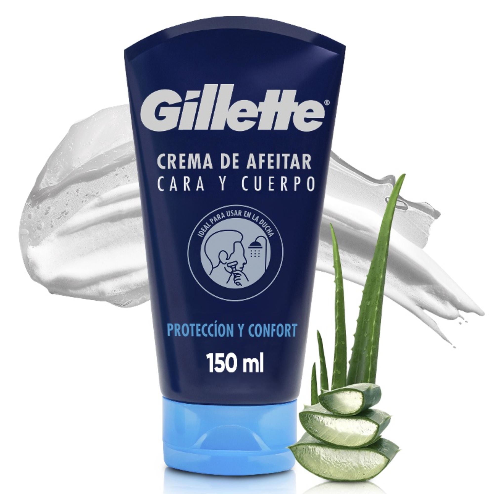 Crema De Afeitado Corporal Para Afeitar Cara Y Cuerpo 150 ml Gillette