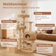 thumbnail image 3 of Madera Cat Tree XFWKUTPE 55 para gatos de interior con rascador, 3 of 9