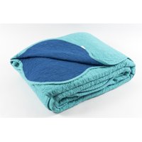 El Castillo - Quilt 100% Algodón Calipso Azul King