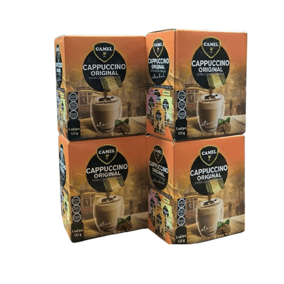 Pack x4 Camel Café Cappuccino Original 125g (5x25g)