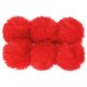 thumbnail image 1 of Uxcell Pompones de Piel Sintética de 2.76 pulgadas para Sombreros Pompones de Piel Suave y Esponjosa para Navidad Año Nuevo Cumpleaños Rojo Paquete de 6, 1 of 6