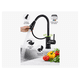 thumbnail image 3 of Llave Monomando Lavaplatos Extensible 2 Modos Cocina Niquel, 3 of 5