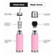 thumbnail image 4 of Termo Mate Acero Inoxidable 2en1 Botella Termica Tawo 750 Ml Rosa, 4 of 9