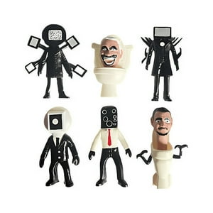 Roblox - 6 Figuras Skibidi Toilet Titan Tvman