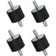 thumbnail image 1 of Amortiguador antivibración M10 de 4 piezas, soportes de goma para aisladores de compresor de aire, amortiguador de bomba de 40 x 30 para bobinas de coche y barco MODOU, 1 of 5