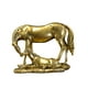 thumbnail image 3 of Estatua De Caballo, Figura Decorativa Creativa Para Centro De Mesa De Entrada De Chimenea, Color Dorado, 3 of 3