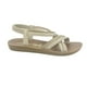 thumbnail image 1 of Sandalia Chalada Mujer Quanta-15 Dorado Plano, 1 of 5