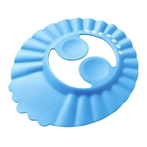 Genérico - Gorro Protector De Ducha Para Bebé Color Azul