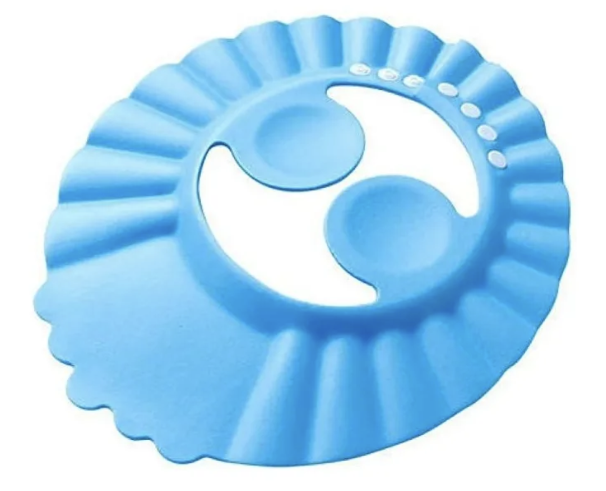 Genérico - Gorro Protector De Ducha Para Bebé Color Azul