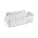thumbnail image 2 of Estante De Almacenamiento De Ducha De Plástico Para Baño, Estante De Pared De Cocina, Blanco, 2 of 5