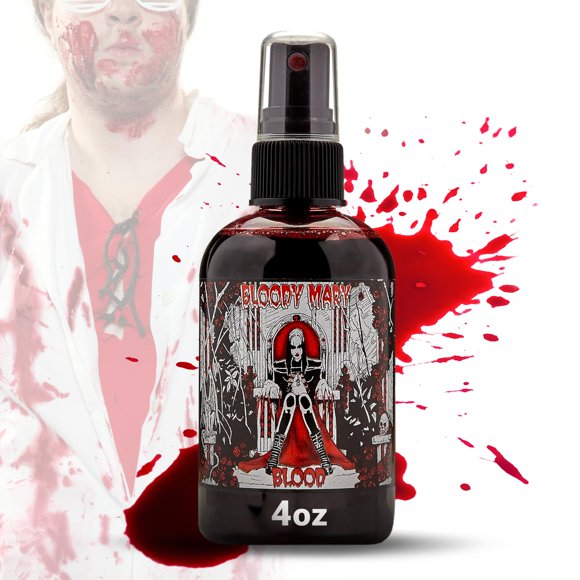 Spray de maquillaje de sangre falsa Bloody Mary para el teatro de Halloween