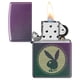 thumbnail image 3 of Mechero de bolsillo Zippo Playboy grabada con cabeza de conejo iridiscente, 3 of 5