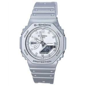 Casio - Reloj G-Shock Retrofuture Series Análogo Digital Metálico Plateado Cuarzo Ga-2100Ff-8A 200M Para Hombre