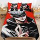 thumbnail image 1 of Jujutsu Kaisen Gojo Bedding Set Duvet Cover Comfortable and Lightweight Cartoon Bedding 3 Piece Bed Set, 1 of 5