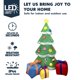 thumbnail image 3 of Árbol de Navidad inflable Joiedomi de 7 pies con 3 cajas de regalo LED, 3 of 9