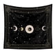 thumbnail image 1 of Tapiz de pared con diseño de sol, luna y estrellas, psicodélico, para dormitorio, decoración estética del hogar, 1 of 5