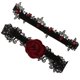 thumbnail image 3 of 2 Ligas De Encaje Con Decoración De Rosas Rojas, Accesorios Para Disfraces De Novia, 3 of 5