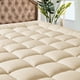 thumbnail image 1 of Funda de colchón MATBEBY, acolchada, talla king size, beige, 1 of 6