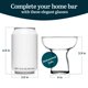 thumbnail image 3 of Juego de 6 vasos elegantes Libbey de Margarita Glasses, sin tallo, 300 ml, 3 of 8