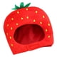 thumbnail image 1 of Soft Strawberry Hat Cosplay Headgear Photo Props Para Vacaciones Fiesta De Año Nuevo Rojo, 1 of 1