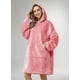 thumbnail image 1 of Maxi Poleron Sherpa Bata Manta Capucha. Frazada Invierno, 1 of 3