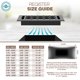 thumbnail image 3 of Funda de ventilación Floor Register GREATER GRATES 4x10, paquete de 2 unidades, acero, 3 of 8