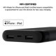 thumbnail image 4 of Batería externa Belkin Boost Charge de 10.000 mAh con conector Lightning, 4 of 9