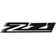 thumbnail image 4 of 2 emblemas de guardabarros Z71 de gran tamaño, nuevos (2019-2021), calcomanías 3D con letras de repuesto para Chevrolet Silverado 1500, 2500 y 3500 (negro brillante)., 4 of 7