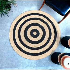 Mundo Shopping - Alfombra De Yute Redonda 120 Cm