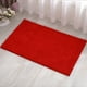 thumbnail image 2 of Alfombra de baño navideña, súper suave, absorbente, antideslizante, de microfibra chenilla, para bañera, ducha, superficie texturizada, suelo, cabina de ducha, color rojo., 2 of 5