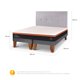 thumbnail image 3 of Cama Europea Bee Comfort King Base Dividida, 3 of 9