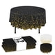 thumbnail image 1 of Manteles Desechables 84 Cm Redondos Negros (paquete De 12), 1 of 7
