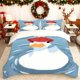 thumbnail image 1 of Featuring a White Duck Swimming Design Includes a Printed Duvet Cover Set with 1 Duvet Cover And 2 Pillowcases Made of 100% Polyester It Is Durable Wrinkle-Resi, 1 of 1