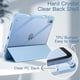 thumbnail image 3 of Funda JETech para iPad A16, 11.ª y 10.ª generación, azul, trasera transparente, 3 of 3