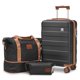 thumbnail image 1 of Joyway Juego de Equipaje de 3 Piezas Maleta de Mano de 20 Pulgadas con Ruedas Giratorias Candado TSA Bolsa de Viaje Tipo Duffel y Neceser Equipaje Rígido Ligero Negro, 1 of 8